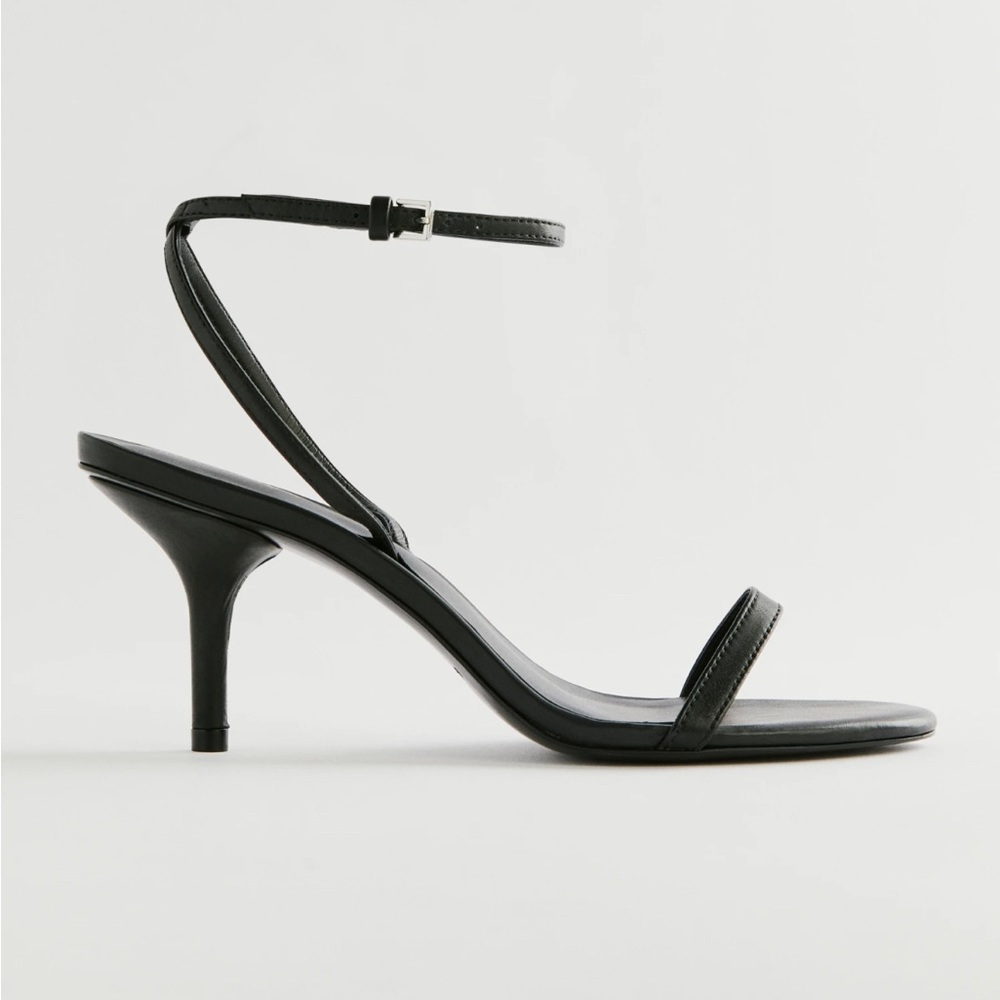 Reformation: Selina leather heel.
